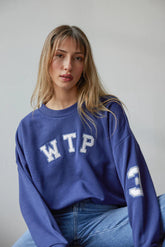 Wear Three Points Lacivert Sylvia Sweatshirt Gömlek
