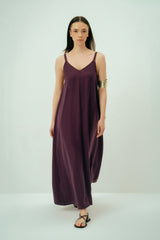 Wear Three Points Bordo Cielo Askılı Elbise