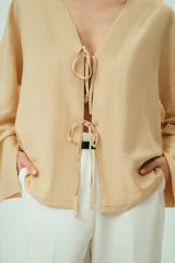 Wear Three Points Ecru Glow Linen Shirt