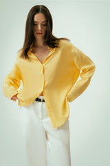 Wear Three Points Yellow Dune Linen Shirt