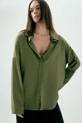 Wear Three Points Khaki Dune Linen Shirt