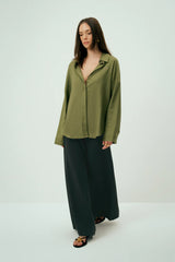 Wear Three Points Khaki Dune Linen Shirt