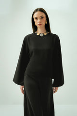 Wear Three Points Black Glow Linen Shirt