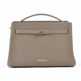 Atelier Galin Cube Lock Bag - Mink