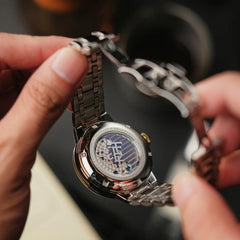 BARALLIER DUAL OPEN HEART ES-8266-44 Otomatik Erkek Kol Saati