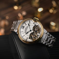 BARALLIER DUAL OPEN HEART ES-8266-44 Otomatik Erkek Kol Saati