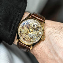 BAUER MECHANICAL SKELETON ES-8049-02 Otomatik Erkek Kol Saati