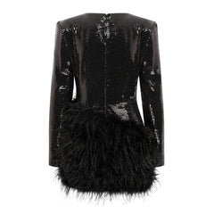 Alia Studio Black Studio Dress