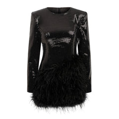 Alia Studio Black Studio Dress