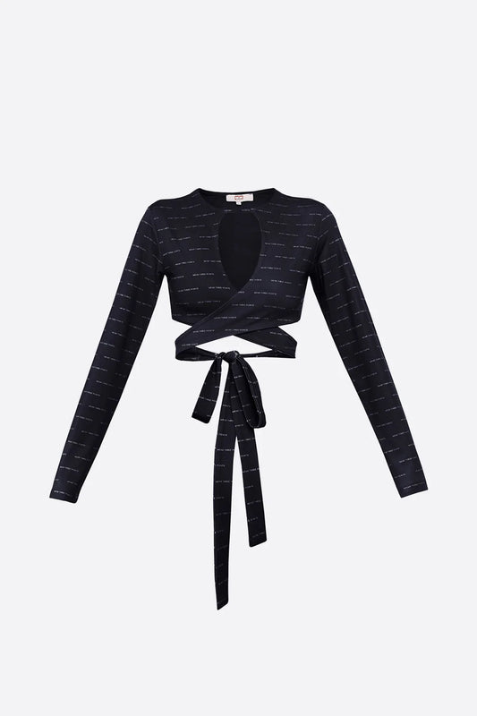 Wear Three Points Frida Black Lace Crop