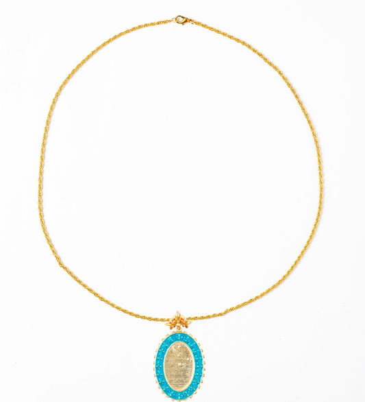 Maison Lygos Sophia Oval Medaillon