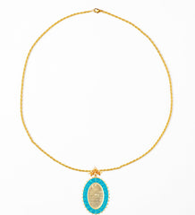 Maison Lygos Sophia Oval Medaillon