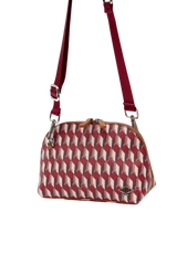 Dellel Deri Burgundy Capri Bag