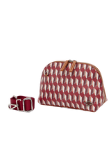 Dellel Deri Burgundy Capri Bag
