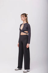 Wear Three Points Frida Black Lace Crop