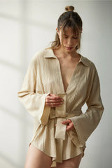 Wear Three Points Lyna Beige Kimono