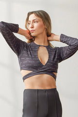 Wear Three Points Frida Black Lace Crop