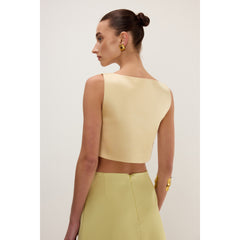 Saléa BUTTER ZIPPER TOP