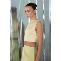 Saléa BUTTER ZIPPER TOP