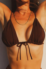 IAMLOVEIN Coffee Bean' Trio Bikini Top