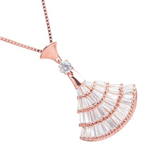 Chaseldor Baguette Bouquet Necklace