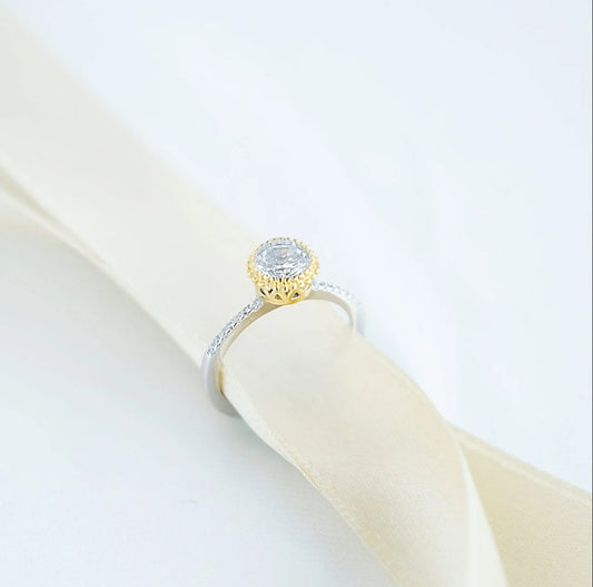 Chaseldor Diamond Mounted Sphere Ring