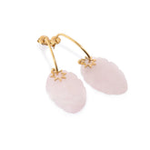 Chaseldor Dora Quartz Natural Stone Steel Women Küpe