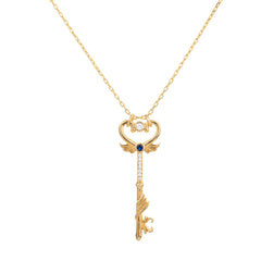 Chaseldor Gold Key Necklace