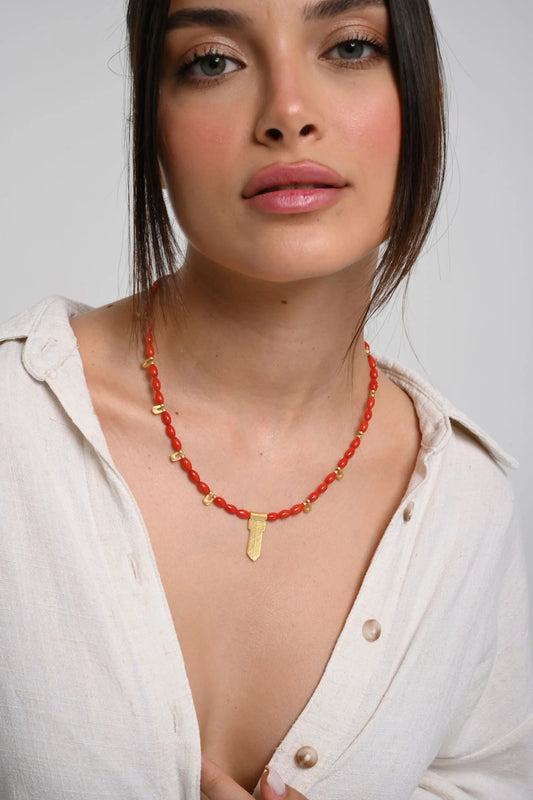 Chaseldor HESTIA RED NECKLACE