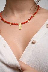 Chaseldor HESTIA RED NECKLACE