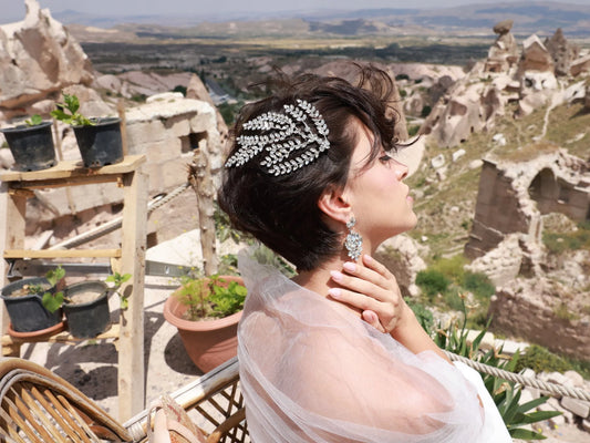 Chaseldor Leaf Motif Hair Clips