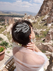 Chaseldor Leaf Motif Hair Clips