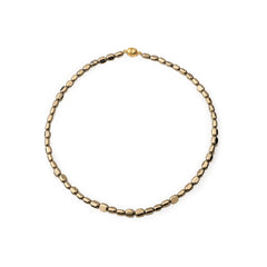 Chaseldor Miel Gold Color Natural Stone Women's Necklace