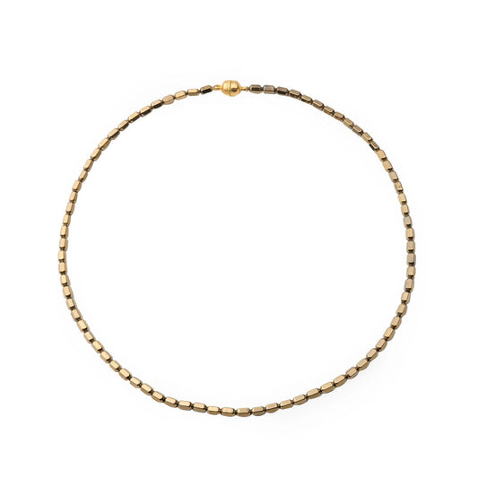 Chaseldor Nadia Gold Color Natural Stone Women's Necklace