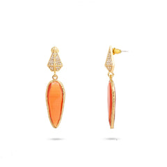 Chaseldor Orange Lenora Earrings