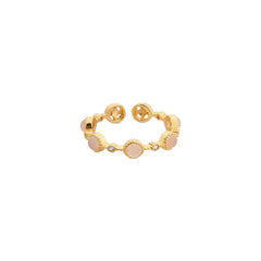 Chaseldor Pink Stone Mini Ring