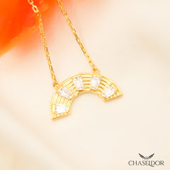 Chaseldor Rainbow Gold Silver Necklace