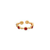 Chaseldor Kırmızı Stone Mini Ring