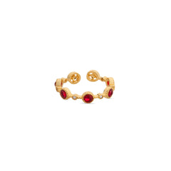 Chaseldor Red Stone Mini Ring