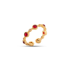 Chaseldor Red Stone Mini Ring