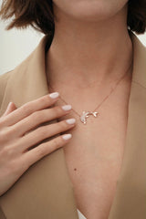 Chaseldor Rosegold Dolphin Necklace