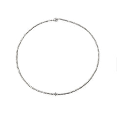 Chaseldor Tiew Gray Natural Stone Men's Necklace