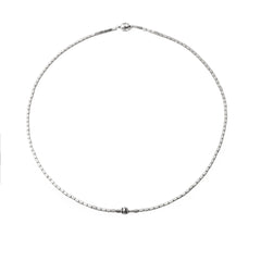 Chaseldor Noble Gray Natural Stone Men's Necklace