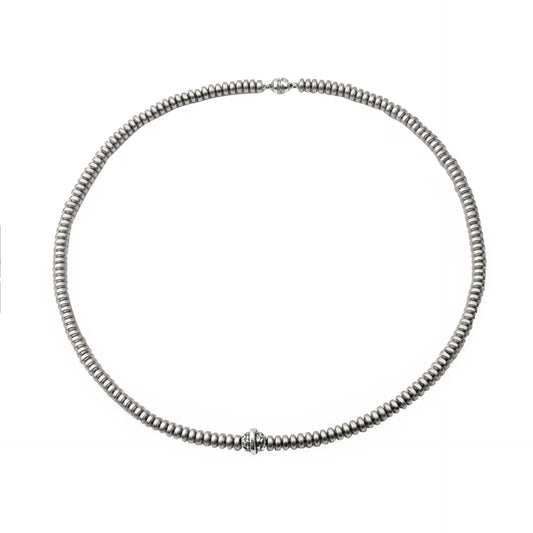 Chaseldor Orenda Gray Natural Stone Men's Necklace