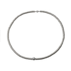 Chaseldor Orenda Gray Natural Stone Men's Necklace