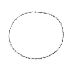 Chaseldor Nova Gray Natural Stone Men's Necklace