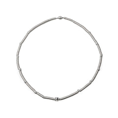 Chaseldor Onsra Gray Natural Stone Men's Necklace