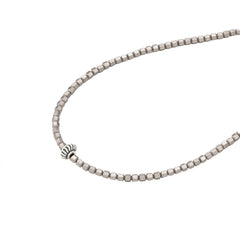 Chaseldor Tiew Gray Natural Stone Men's Necklace