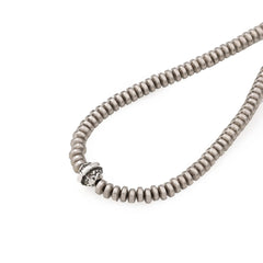 Chaseldor Orenda Gray Natural Stone Men's Necklace