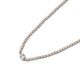 Chaseldor Marsel Gray Natural Stone Men's Necklace